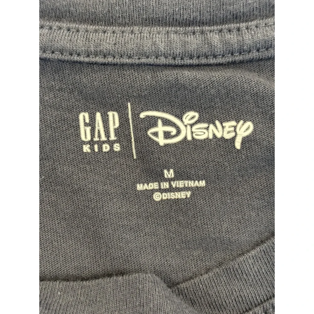 GAP Kids Disney Mickey Mouse Halloween Ghost Boo Who Long Sleeve Shirt Gray M